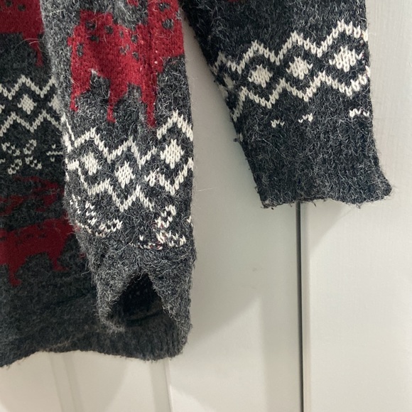 Shineflow Women's Reindeer Snowflake Midi Christmas Pullover Sweater Small EUC - Picture 8 of 13